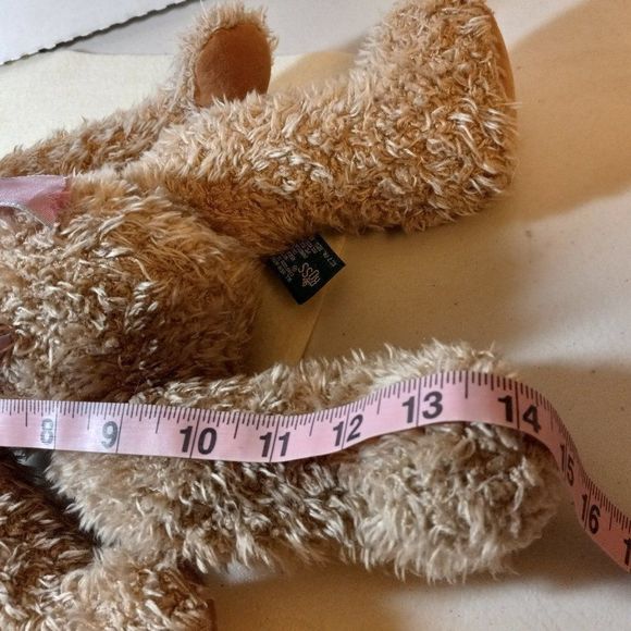 Russ Harlington Teddy Bear With Ribbon Cottagecore - Picture 8 of 8